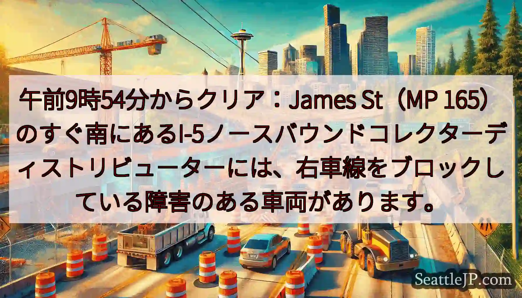 午前9時54分からクリア：James St（MP