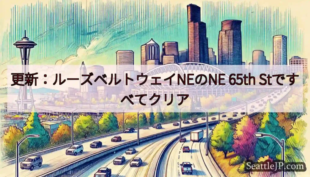 更新：ルーズベルトウェイNEのNE 65th Stですべてクリア