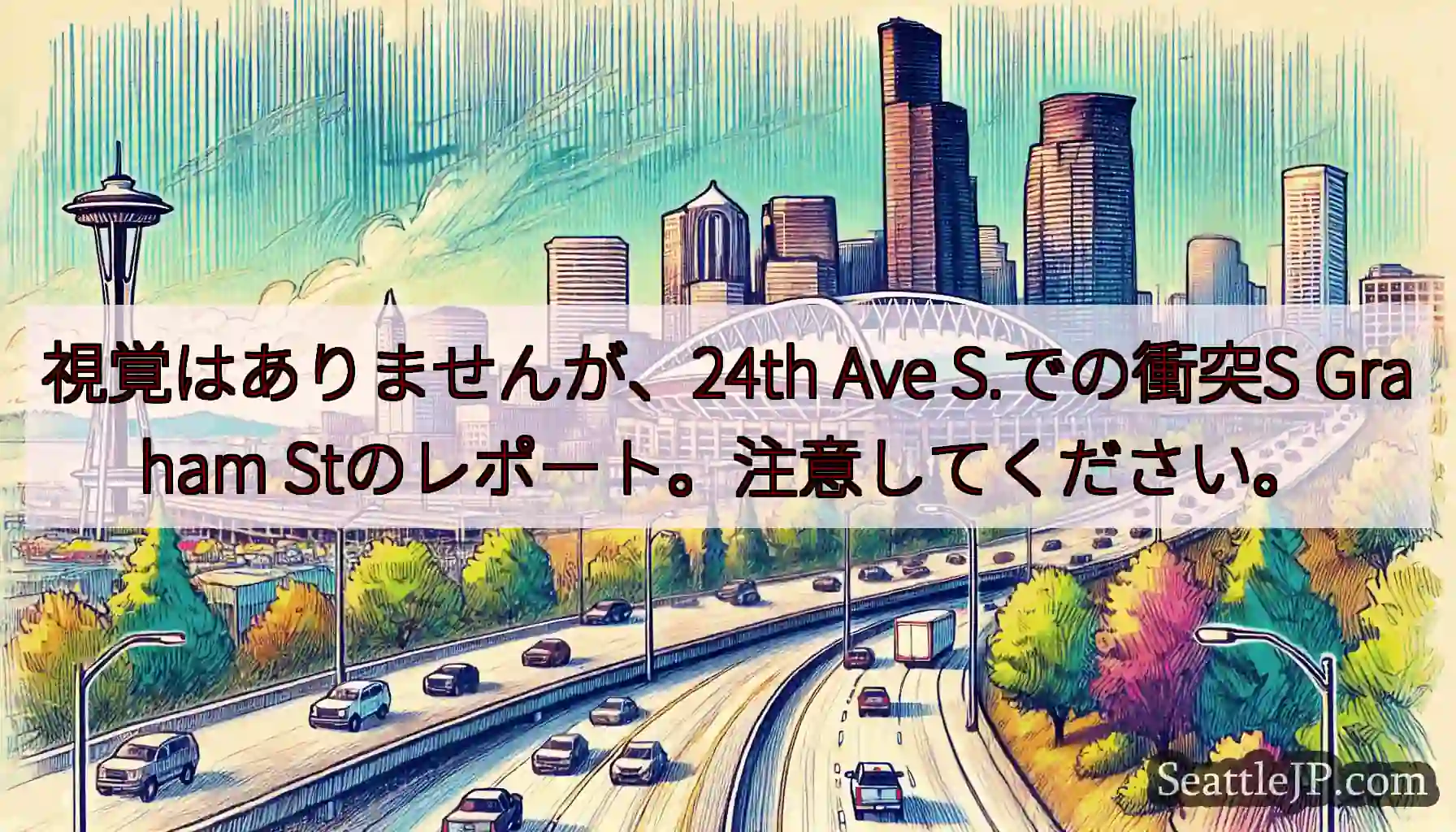 視覚はありませんが、24th Ave S.での衝突S Graham