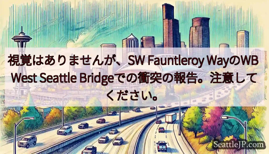 視覚はありませんが、SW Fauntleroy WayのWB West Seattle