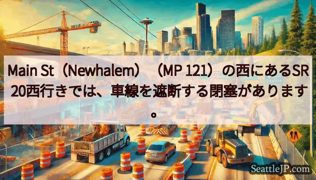 Main St（Newhalem）（MP 121）の西にあるSR