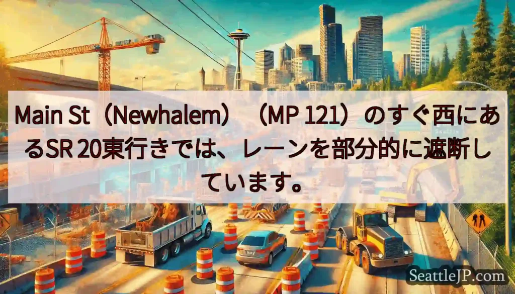 Main St（Newhalem）（MP 121）のすぐ西にあるSR