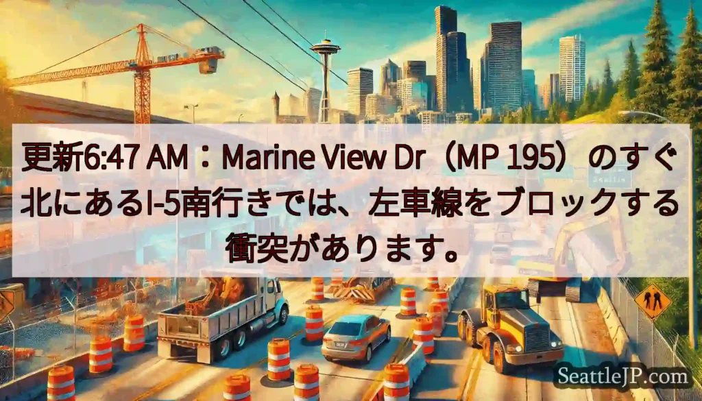 更新6:47 AM：Marine View Dr（MP