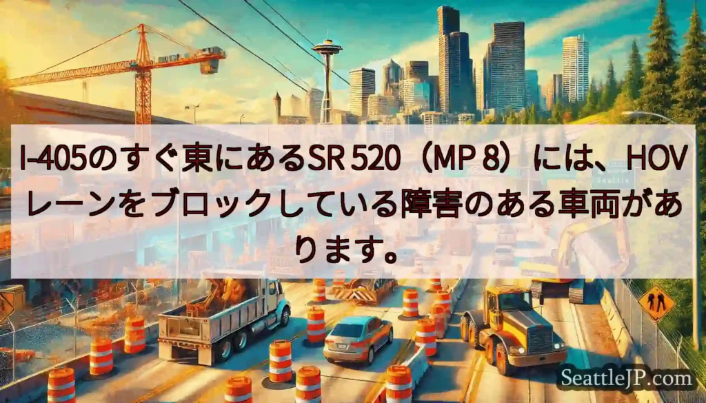 I-405のすぐ東にあるSR 520（MP