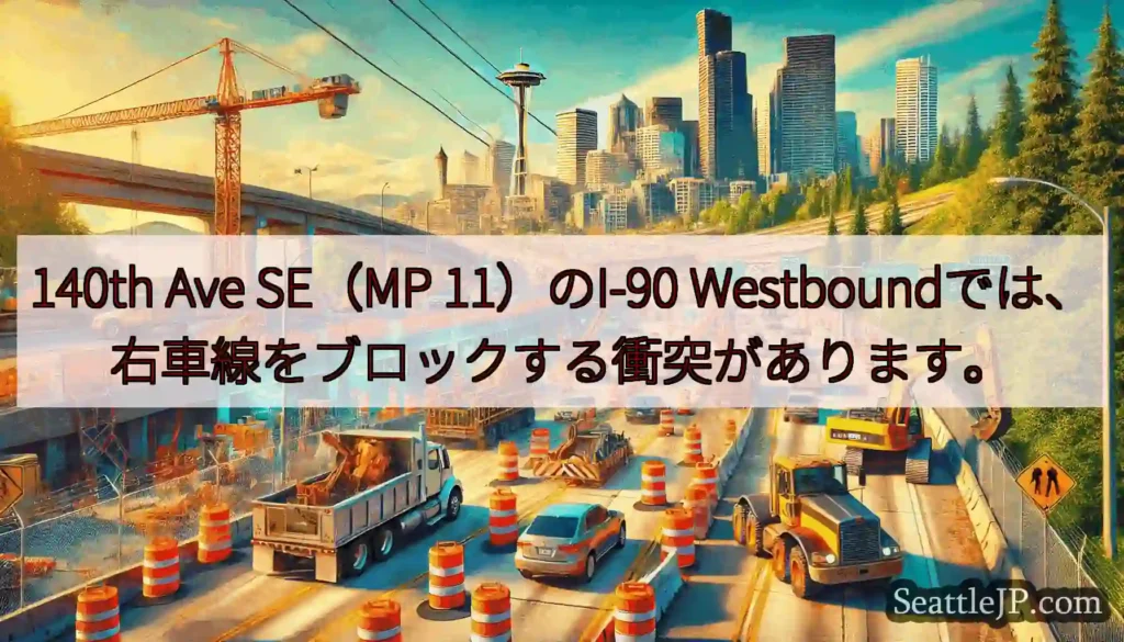 140th Ave SE（MP 11）のI-90