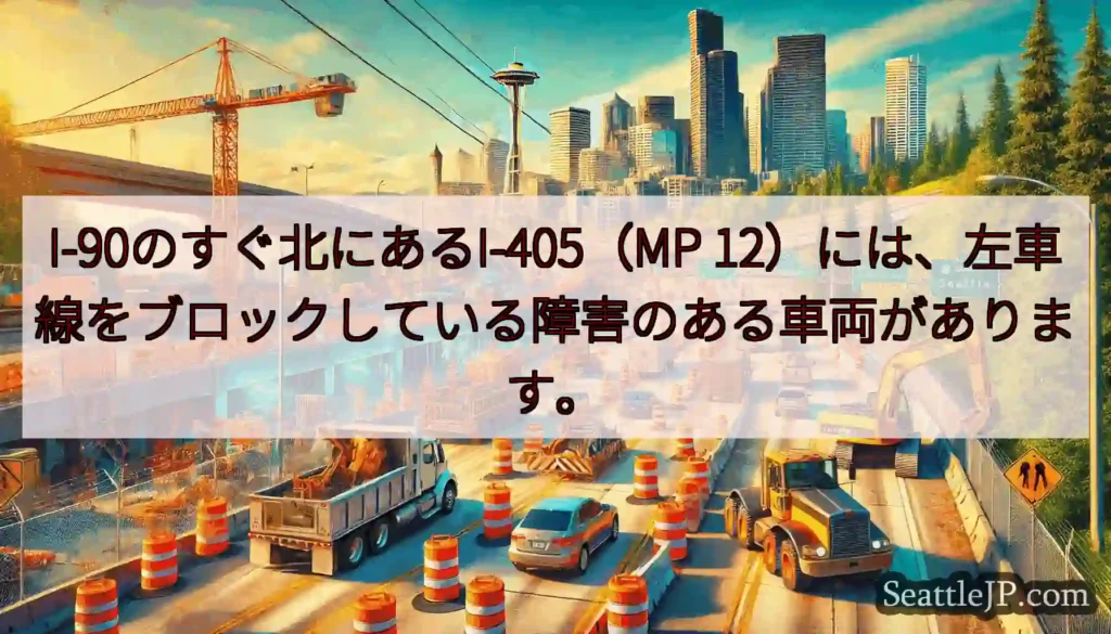 I-90のすぐ北にあるI-405（MP