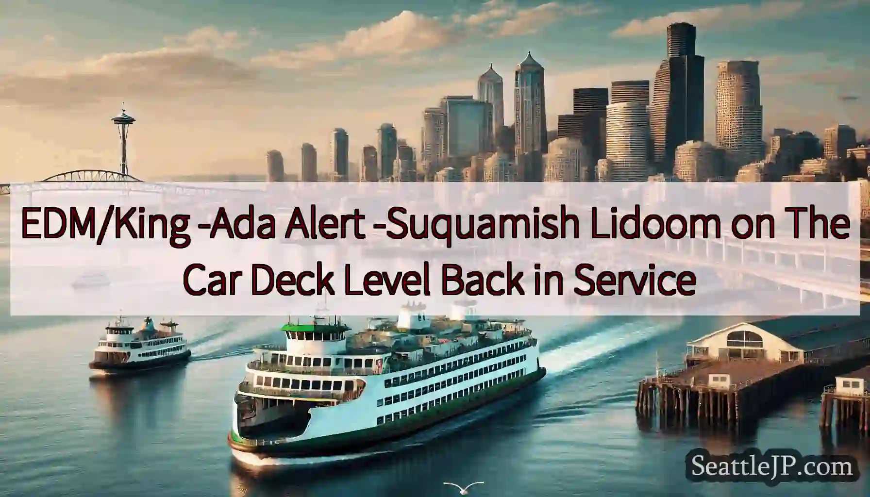 EDM/King -Ada Alert -Suquamish Lidoom on The Car