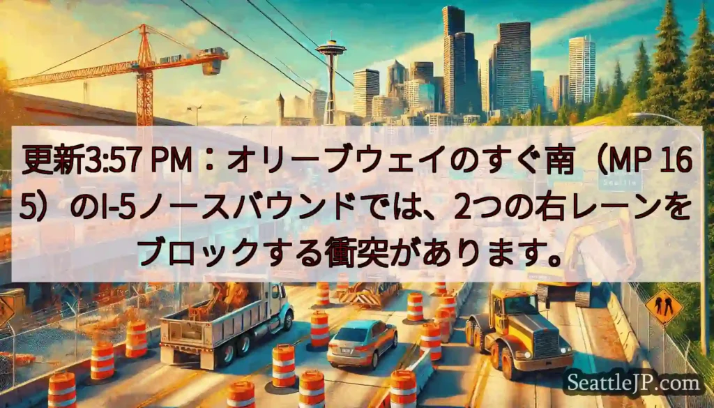 更新3:57 PM：オリーブウェイのすぐ南（MP