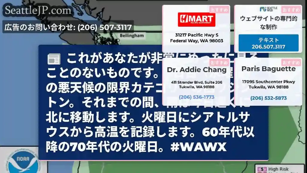 これがあなたが非常にめったに見ることのないものです。3日目（水曜日）の悪天候の限界カテゴリーの西ワシ