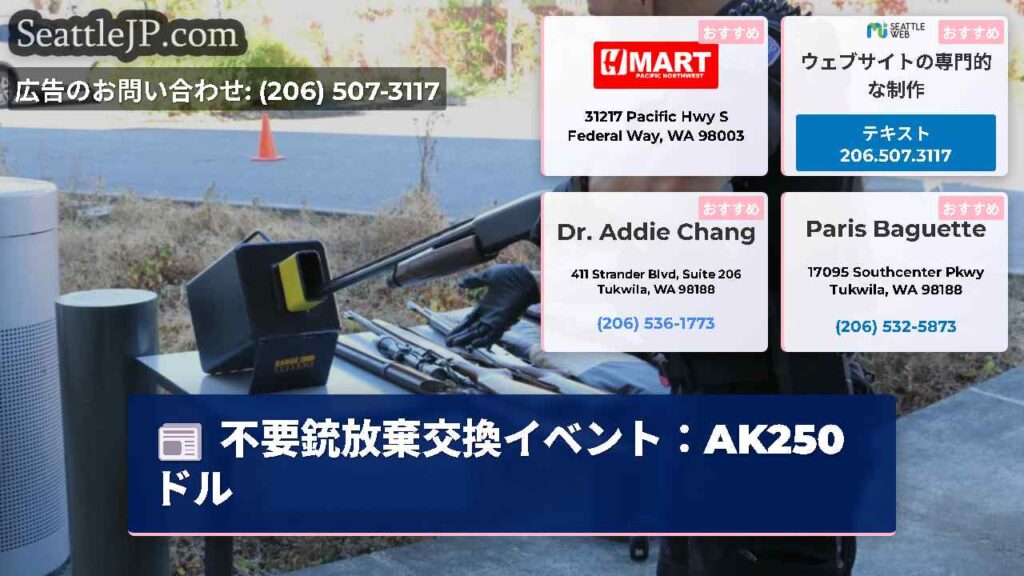不要銃放棄交換イベント：AK250ドル