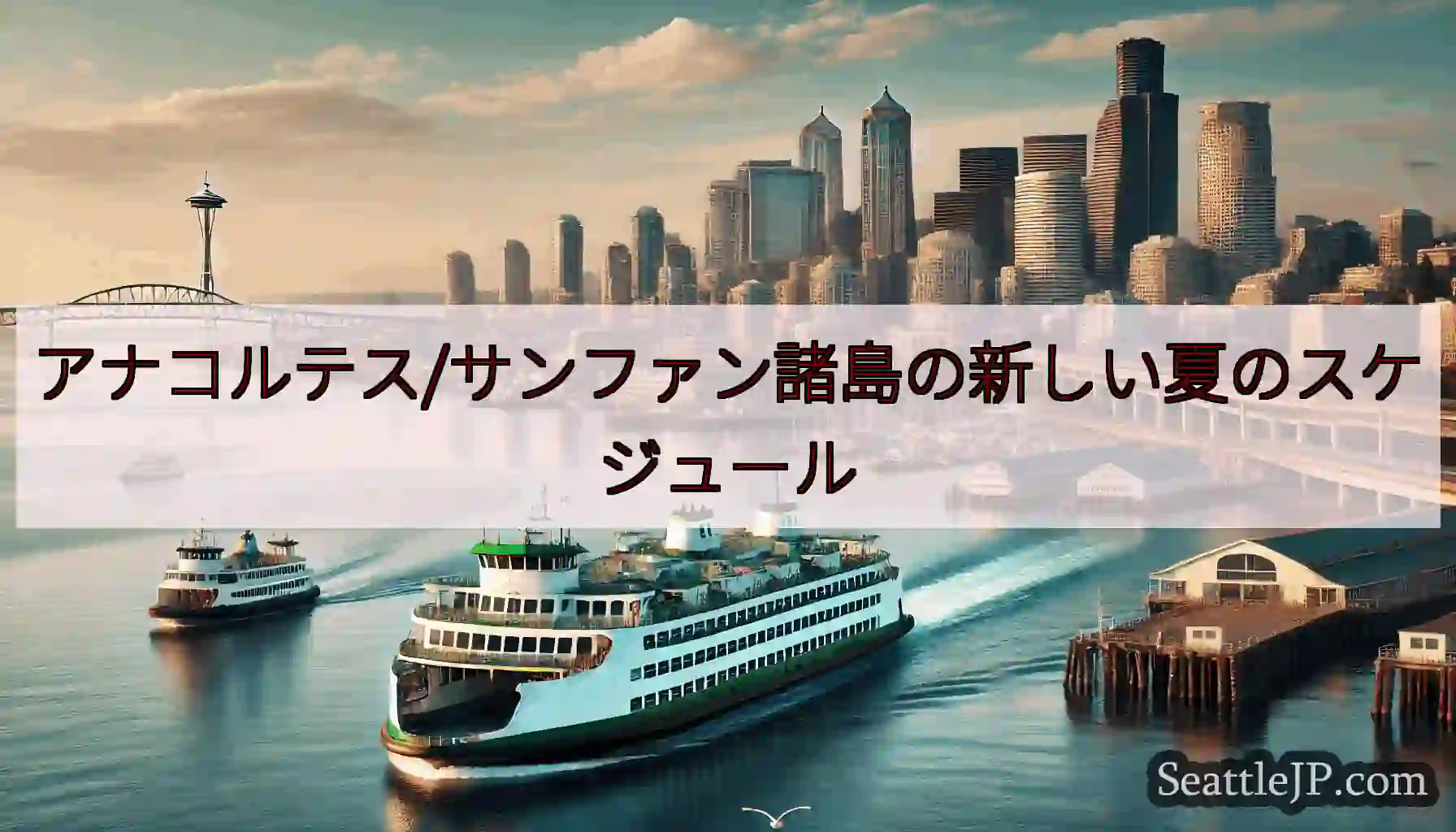 アナコルテス/サンファン諸島の新しい夏のスケジュールhttps://wsdot.com/ferrie