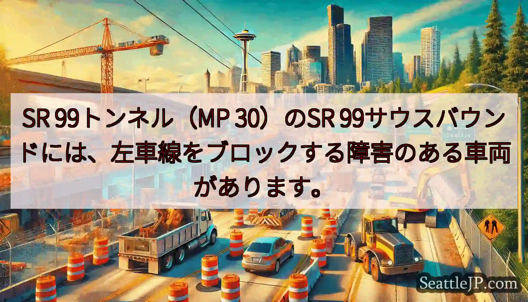 SR 99トンネル（MP 30）のSR