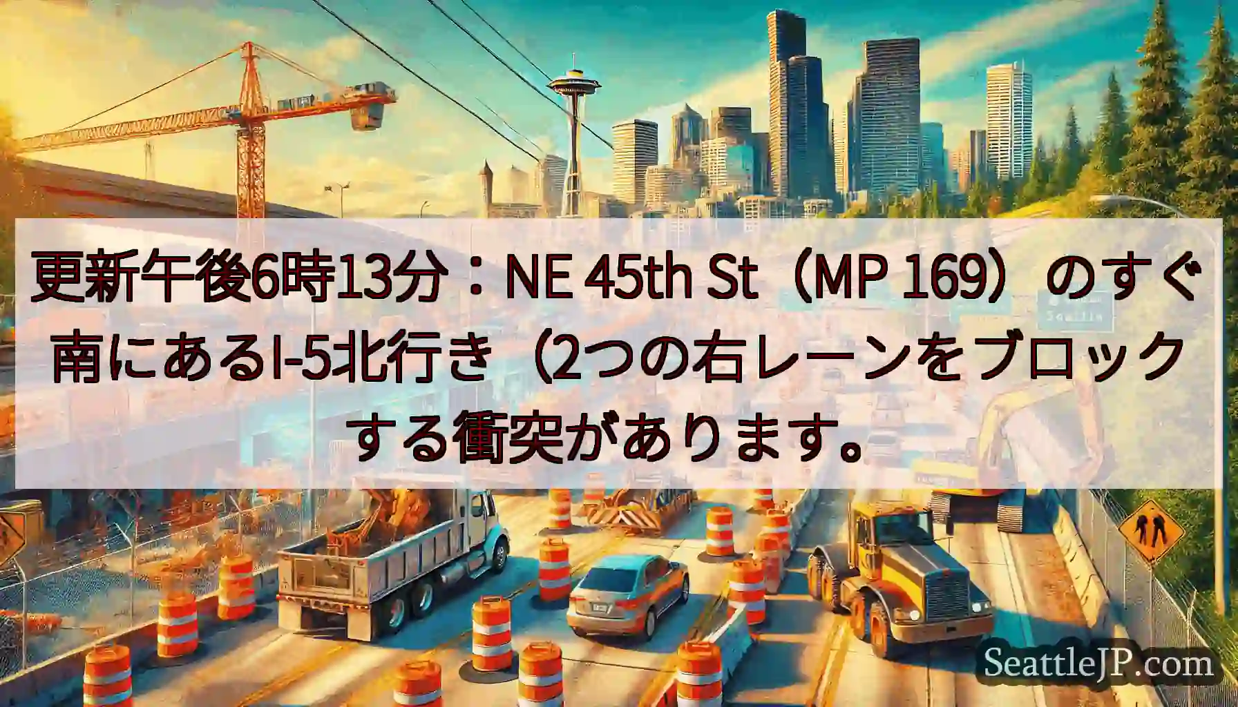 更新午後6時13分：NE 45th St（MP