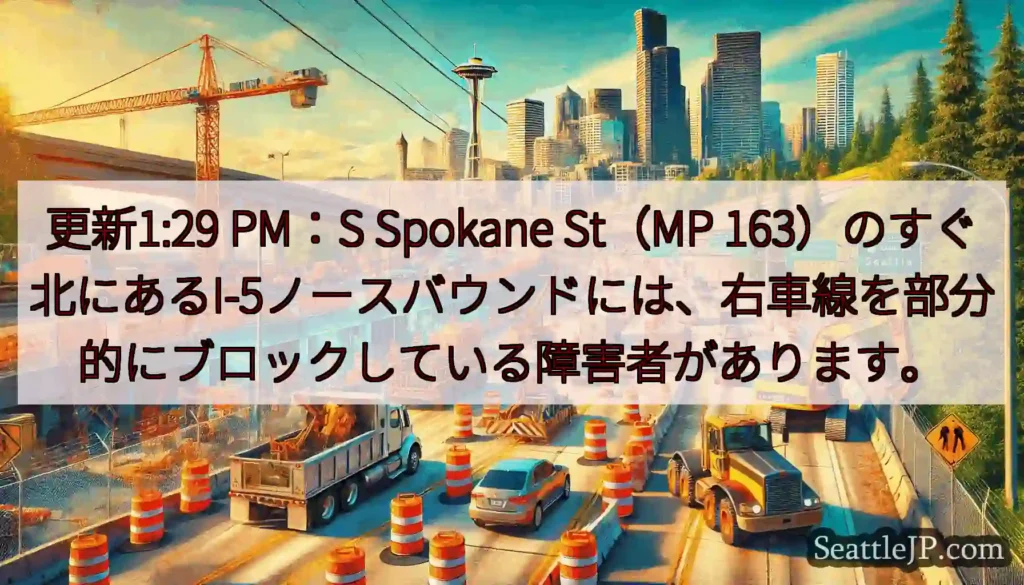 更新1:29 PM：S Spokane St（MP