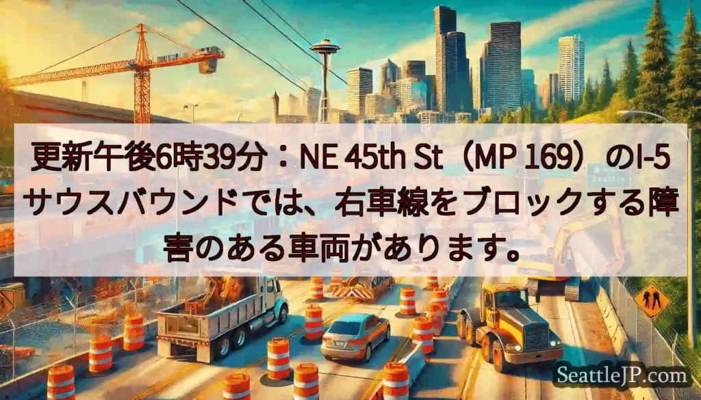 更新午後6時39分：NE 45th St（MP