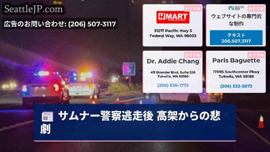 サムナー警察逃走後 高架からの悲劇