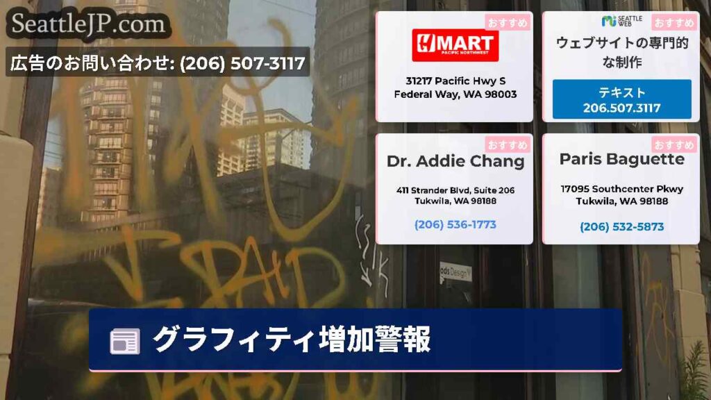 グラフィティ増加警報