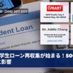 学生ローン再収集が始まる！500万人に影響