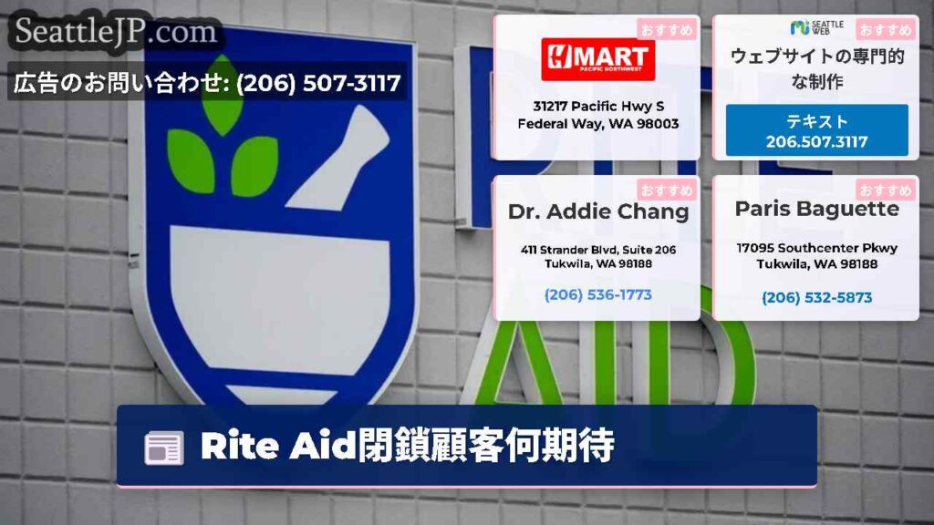 Rite Aid閉鎖顧客何期待