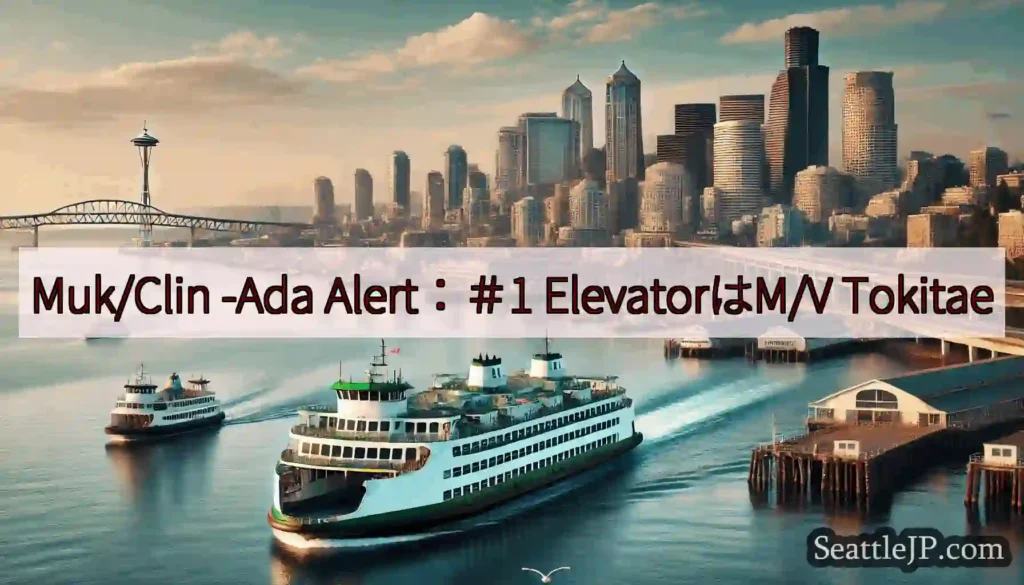 Muk/Clin -Ada Alert：＃1 ElevatorはM/V Tokitae