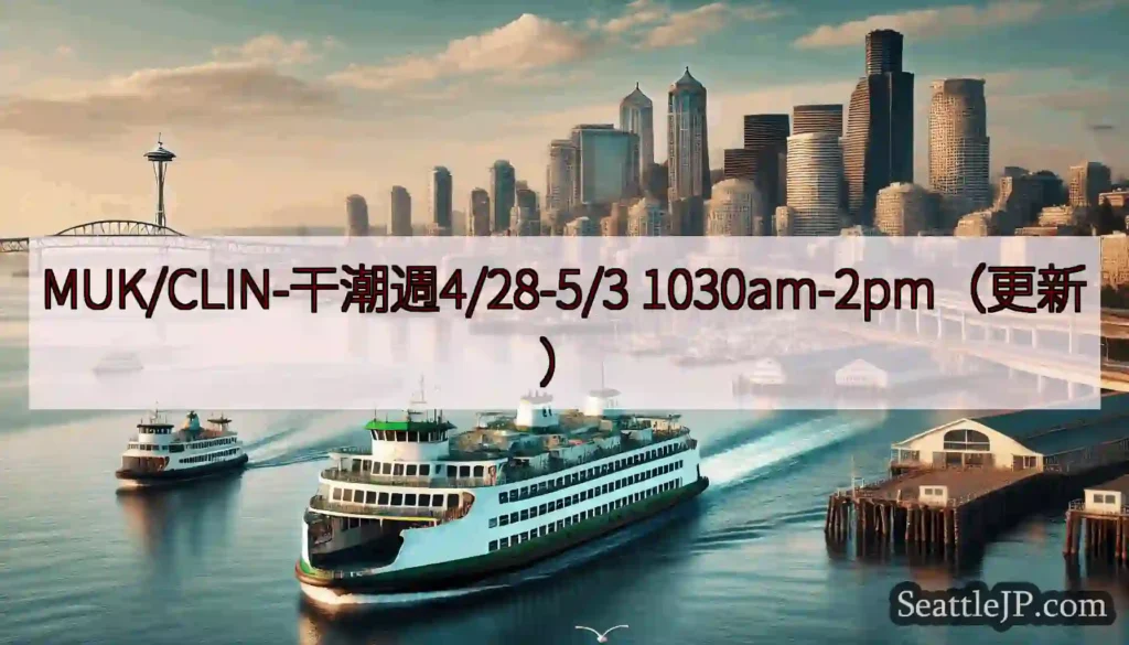 MUK/CLIN-干潮週4/28-5/3