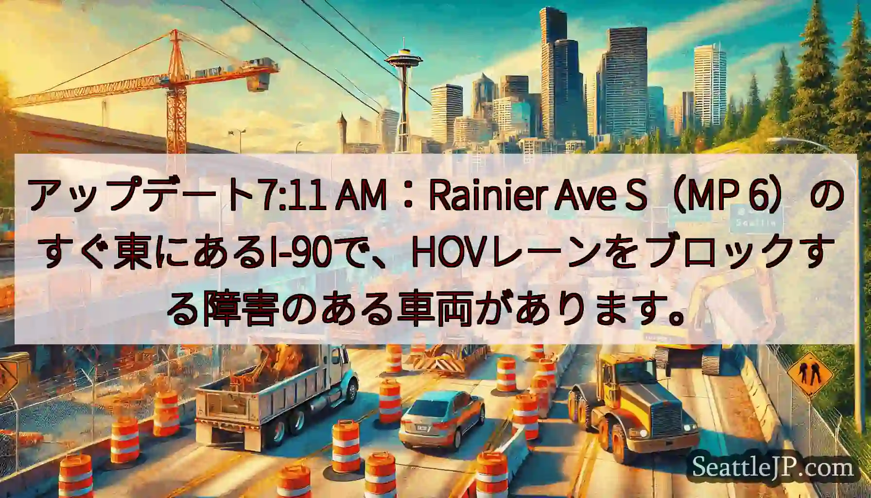 アップデート7:11 AM：Rainier Ave S（MP