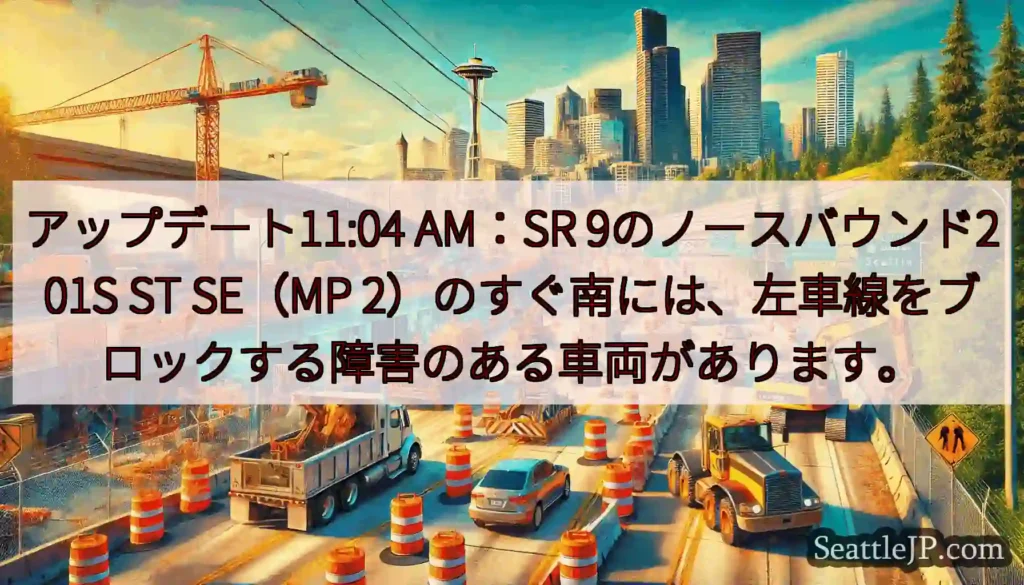 アップデート11:04 AM：SR 9のノースバウンド201S ST SE（MP