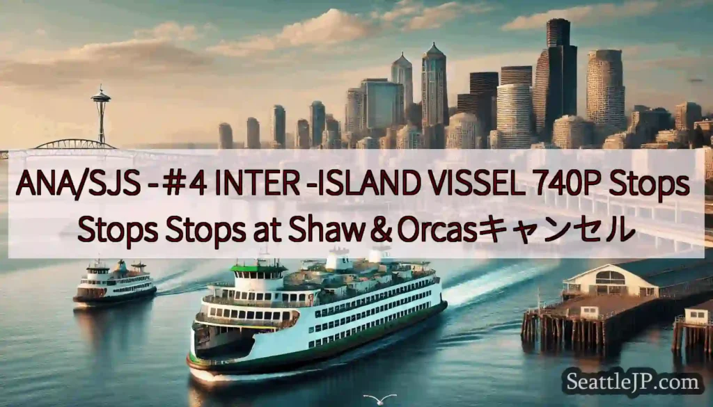 ANA/SJS -＃4 INTER -ISLAND VISSEL 740P Stops Stops