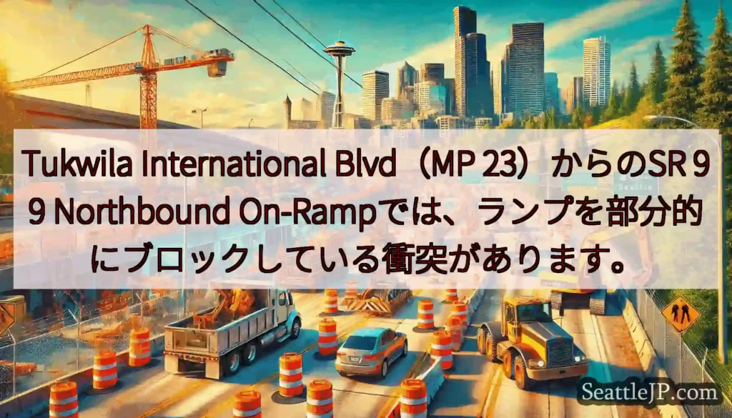 Tukwila International Blvd（MP 23）からのSR 99