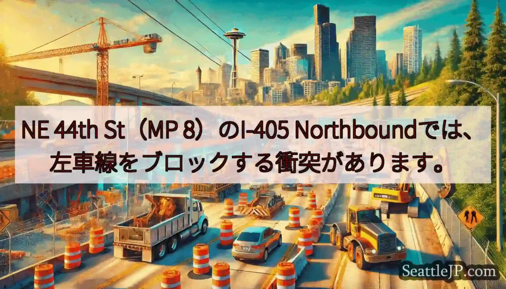 NE 44th St（MP 8）のI-405