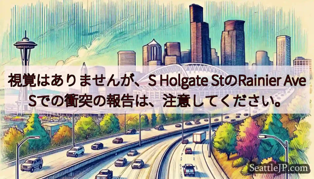 視覚はありませんが、S Holgate StのRainier Ave