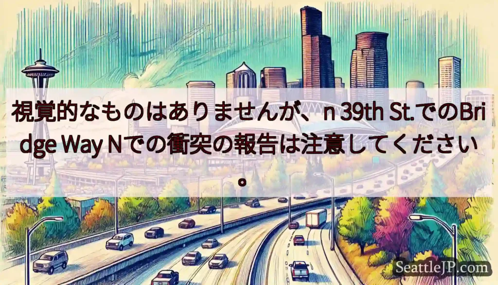 視覚的なものはありませんが、n 39th St.でのBridge Way