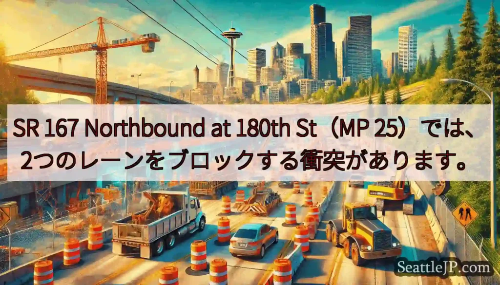 SR 167 Northbound at 180th St（MP