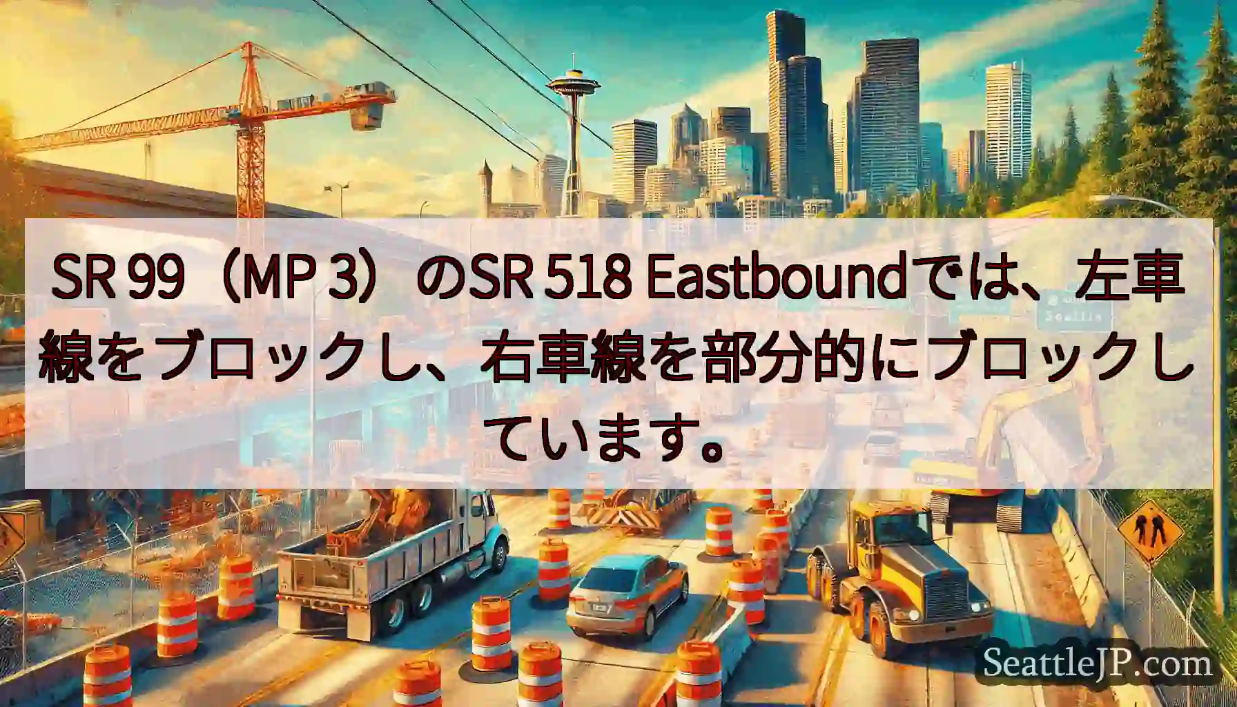 SR 99（MP 3）のSR 518