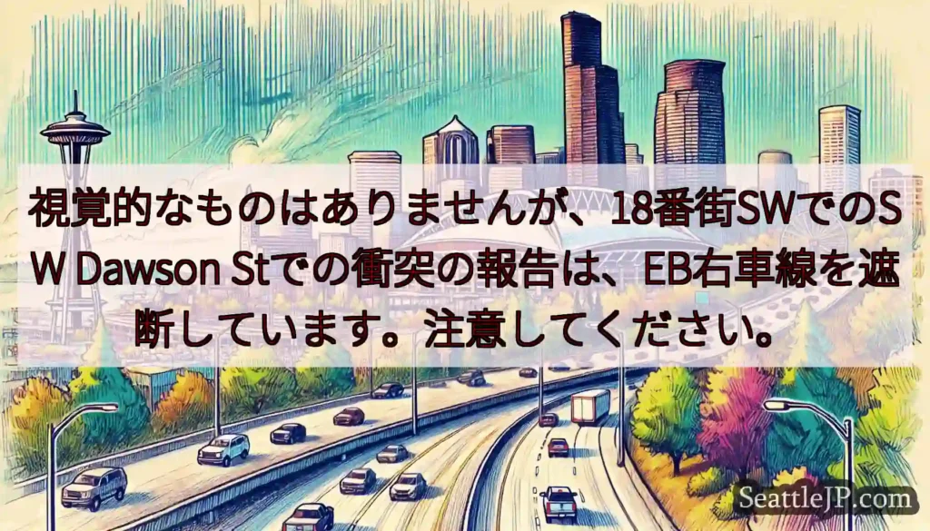 視覚的なものはありませんが、18番街SWでのSW Dawson