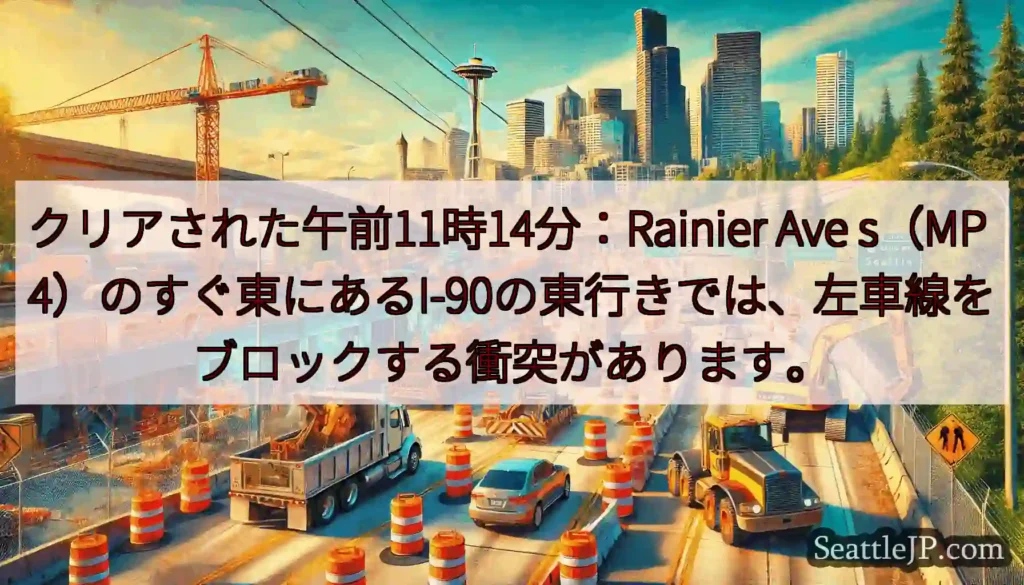 クリアされた午前11時14分：Rainier Ave s（MP
