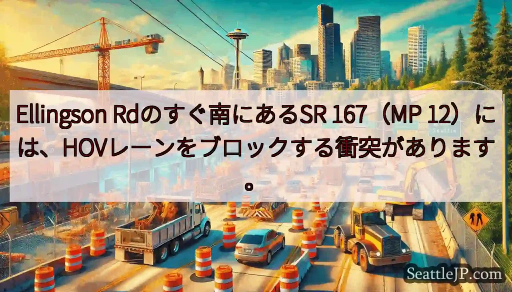 Ellingson Rdのすぐ南にあるSR 167（MP