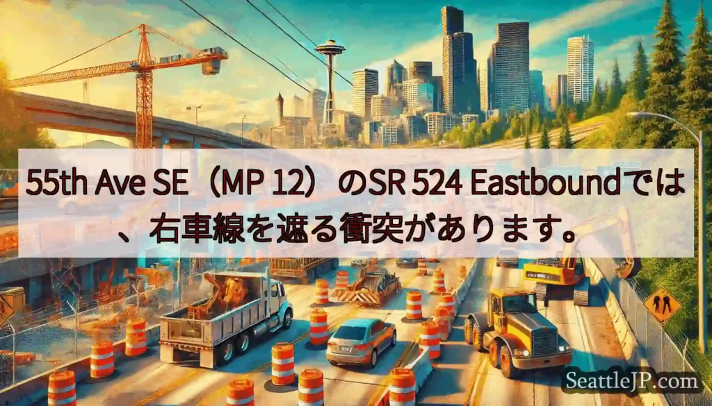 55th Ave SE（MP 12）のSR 524