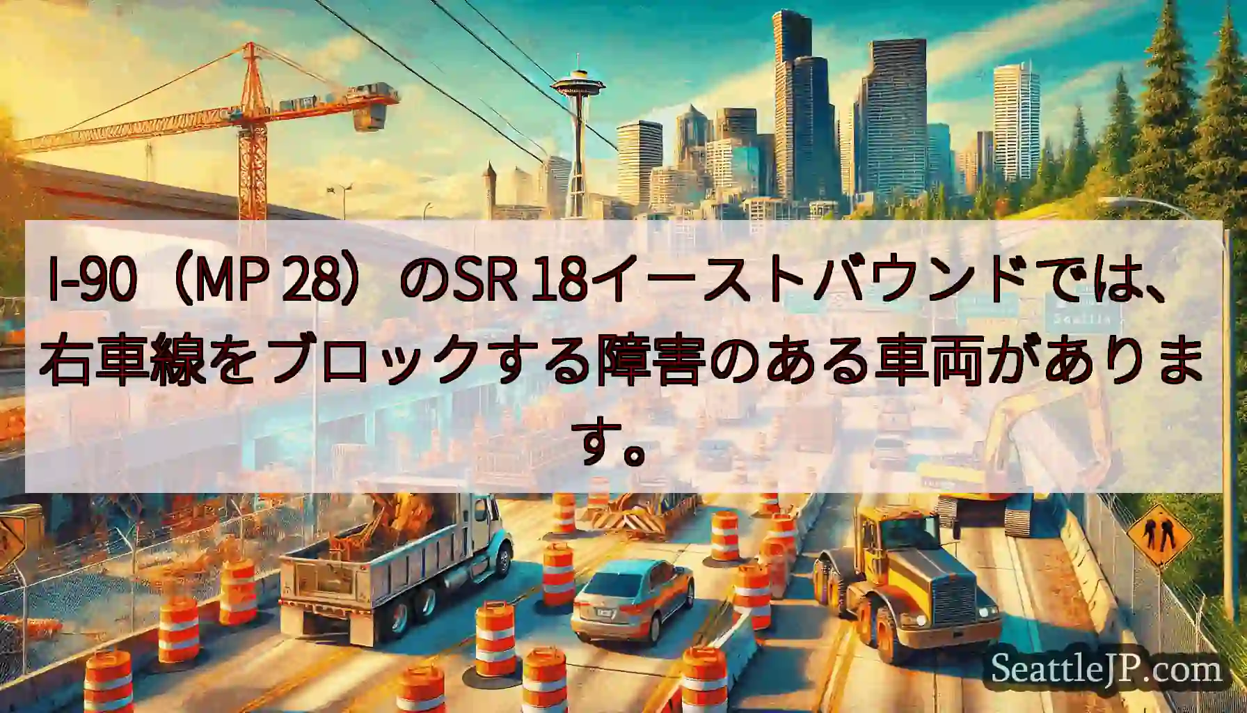 I-90（MP 28）のSR