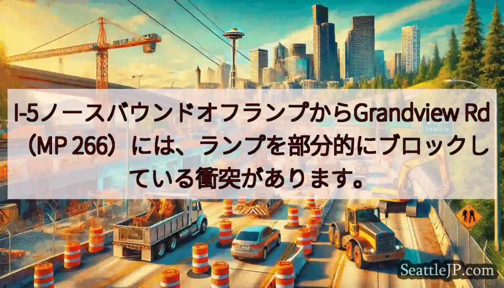 I-5ノースバウンドオフランプからGrandview Rd（MP