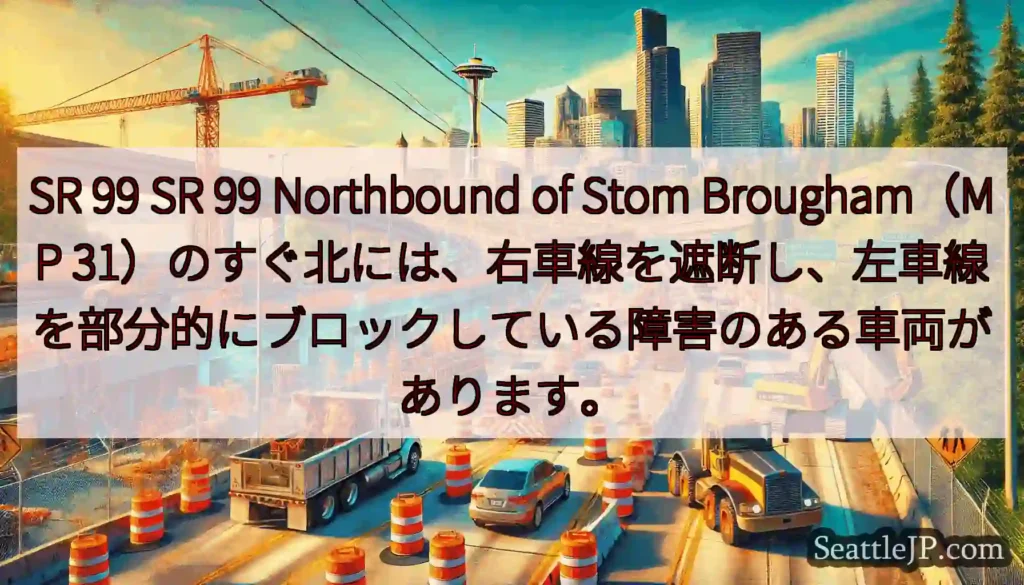 SR 99 SR 99 Northbound of Stom Brougham（MP