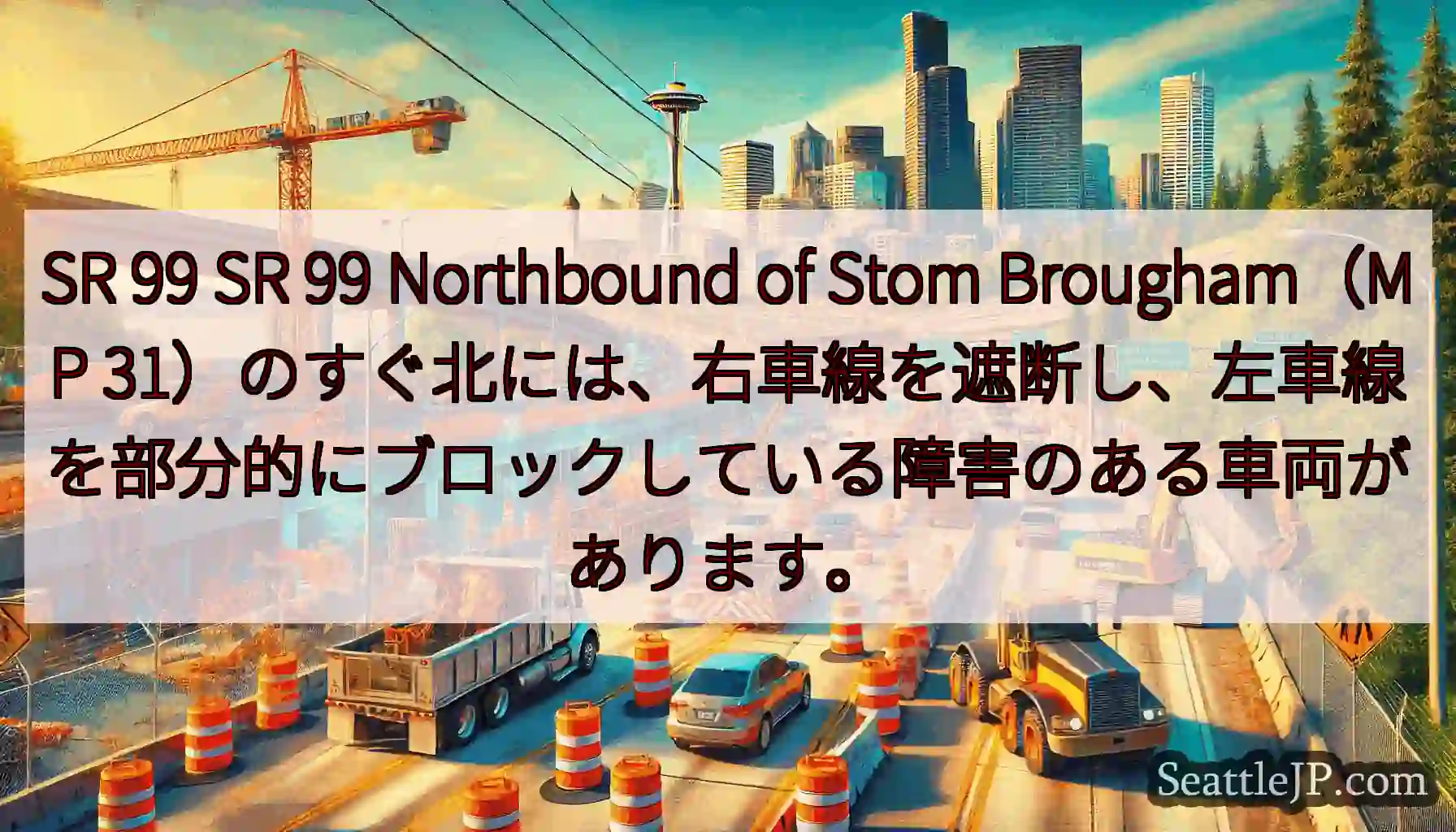 SR 99 SR 99 Northbound of Stom Brougham（MP