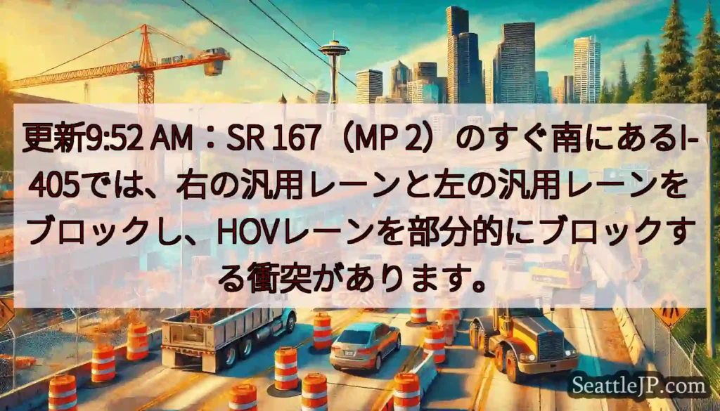 更新9:52 AM：SR 167（MP