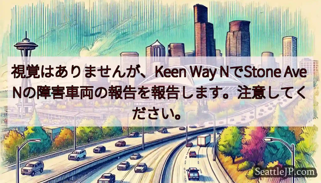 視覚はありませんが、Keen Way NでStone Ave