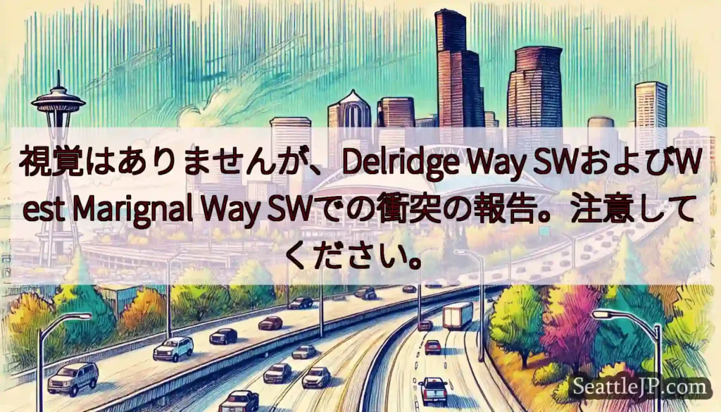 視覚はありませんが、Delridge Way SWおよびWest Marignal Way