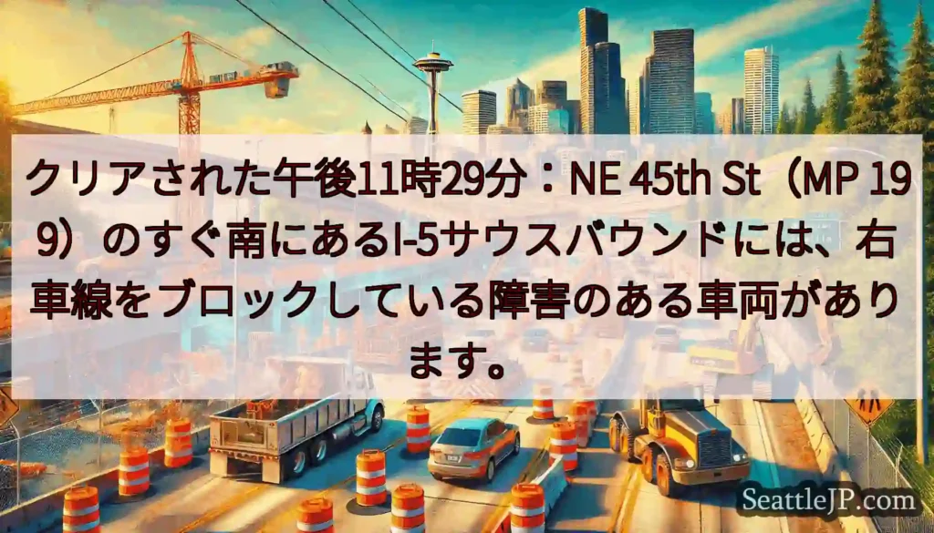 クリアされた午後11時29分:NE 45th St(MP