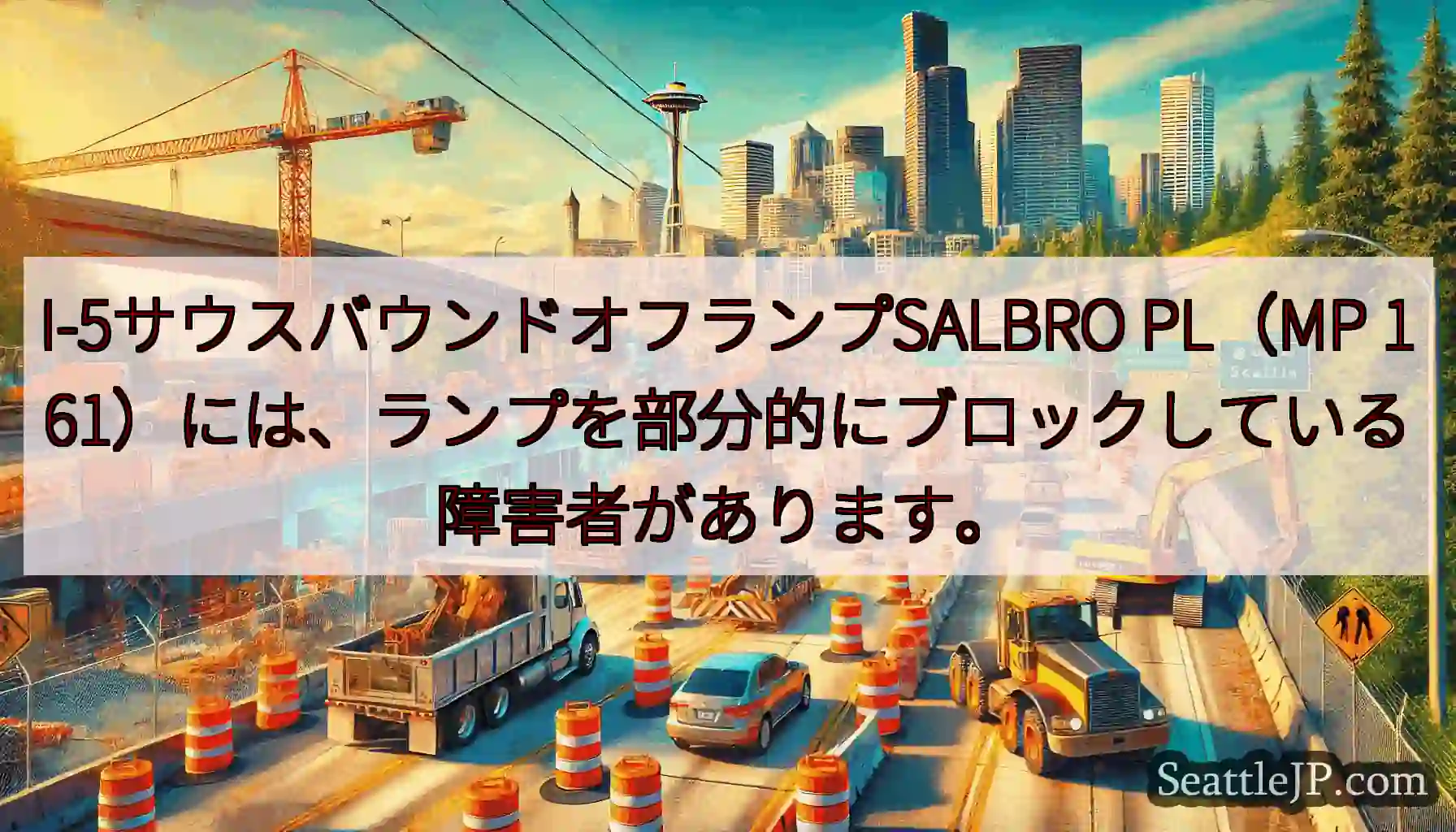 I-5サウスバウンドオフランプSALBRO PL（MP