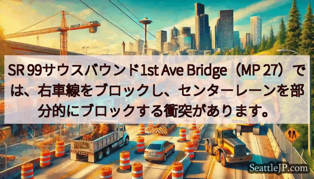 SR 99サウスバウンド1st Ave Bridge（MP