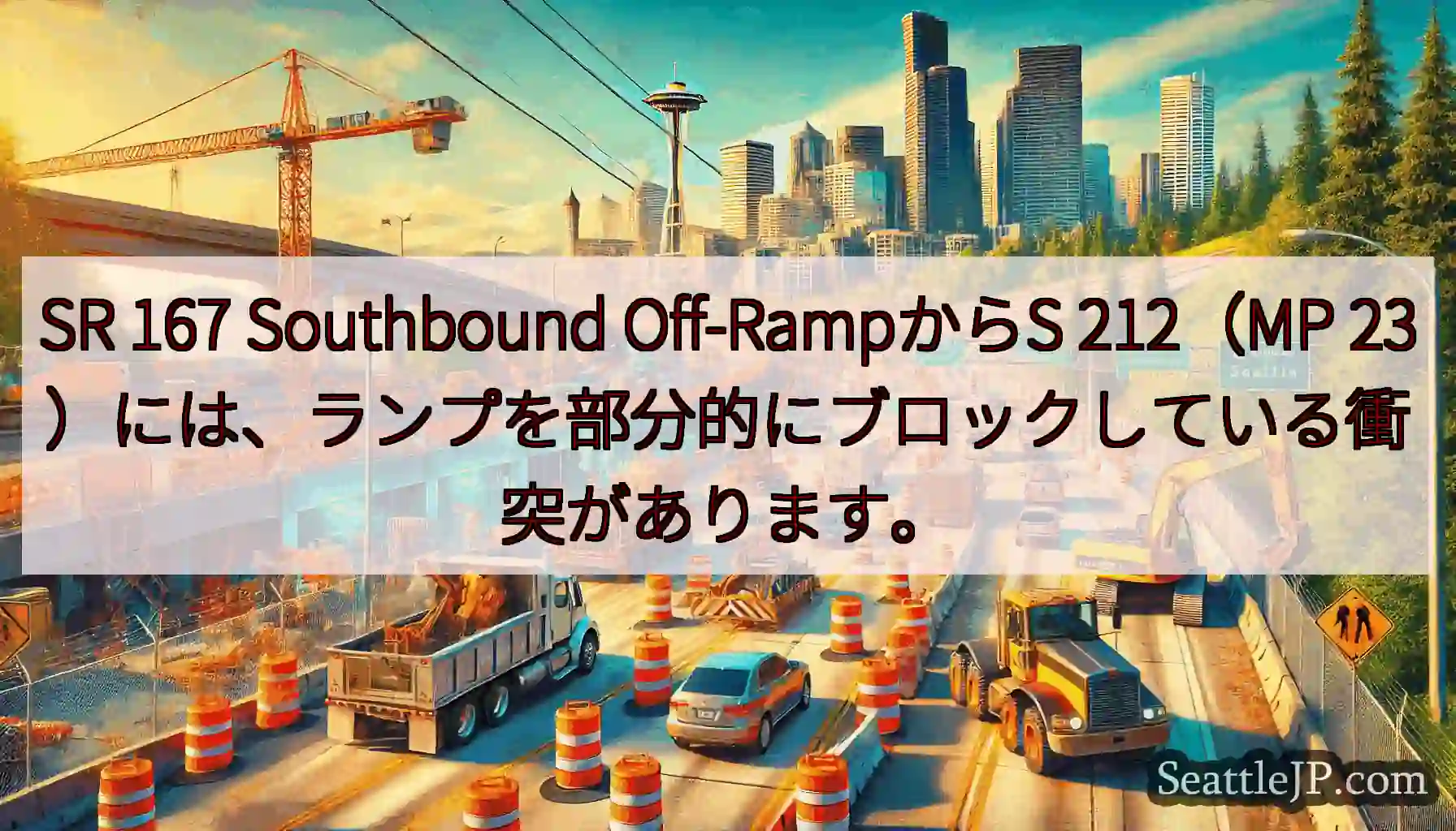 SR 167 Southbound Off-RampからS 212（MP