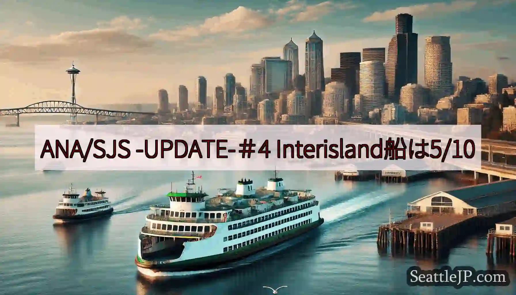 ANA/SJS -UPDATE-＃4 Interisland船は5/10